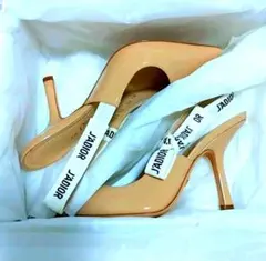 DIOR J'ADIOR スリングバックパンプス パテントカーフスキン新品未使用