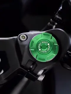Z650RS NINJA400 X8Rほか フロントフォークキャップ グリーンのサムネイル