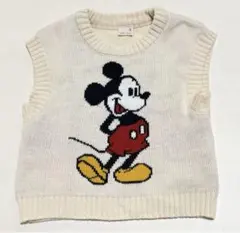 petit main ミッキーマウス ニットセット90サイズ