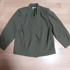 レディース カーキ色 フォーマルジャケット