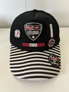 新品未使用】カステルバシャック スライバーチェックCAP ライトグレー