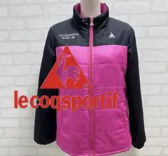 ★美品★ le coq sportif レディース ジャケット ピンク/ブラック