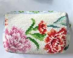 ALPAL.H（アルパロ）シェニール織　花柄ポーチのサムネイル
