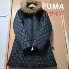 PUMA プーマ フード付き キルティング ジャケット Lサイズ