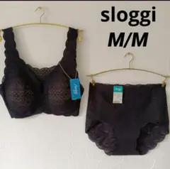 sloggi ブラジャーショーツセット M/M ブラック