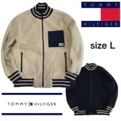 トミー　TOMMY リバーシブル　ボアジャケット　ビンテージフィット　レア　L