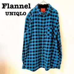 ★美品★ UNIQLO フランネルシャツ　バッファロー　XL アメカジ