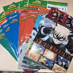 僕のヒーローアカデミア　クリアファイル　7点セット　ヒロアカ　クロレッツ