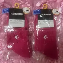 セール!CONVERSE マゼンタ ミニバス用ソックス 21〜23cm
