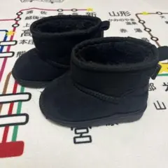 【うみ様専用】ブランシェス★ムートンブーツ★ボアブーツ★ブラック★黒★13cm