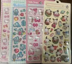 3Ｄ キャラクターシール 4枚セット