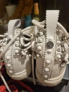 LARDINI ラルディーニ ゼブラ柄 スエード スリッポン メンズ 25 