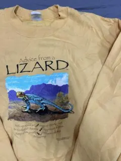 アメリカ古着　Advice from a LIZARD スウェット