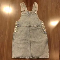 デニムジャンバースカート　150センチ
