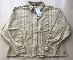 【新品・未使用】定価の半額！！Ungridストライプシャツ　FREEサイズ