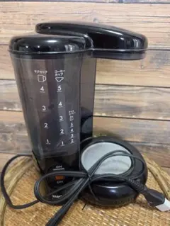 コーヒーメーカー 本体 ブラック ガラス容器なしのサムネイル