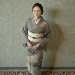 辻ヶ花模様　訪問着 落款有り