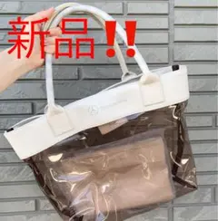 【‼️超レア美品‼️大特価‼️在庫一点】メルセデスベンツのクリアバック＋ポーチ付き⭐️