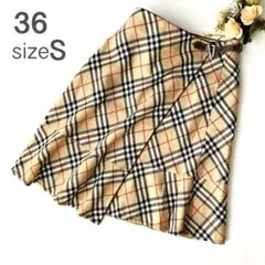 BURBERRY ブルーレーベル 巻スカート 36 S