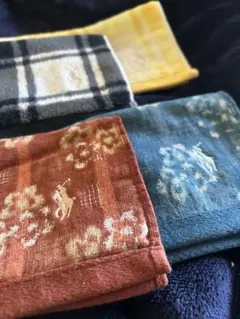 【新品未使用品】ラルフローレン　ハンドタオル　４枚セット