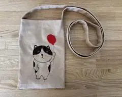 鎌倉Q工房　猫作家　サコッシュ