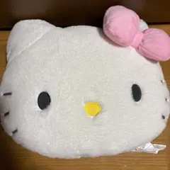 サンリオ　フェイス型クッション　キティ