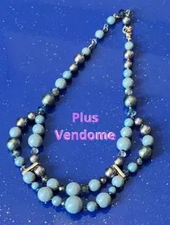Plus  Vendome  ブルーグラデーションネックレス　ダーマ、ディノス