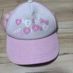 mezzo piano メゾピアノ キャップ 帽子 ピンクのサムネイル