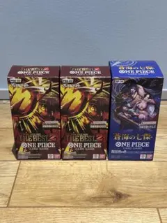 ワンピースカードゲーム蒼海の七傑　新品未開封テープ付き　3BOX 新品未開封テープ付きONE PIECEカードゲーム 蒼海の七傑 3BOX - メルカリ