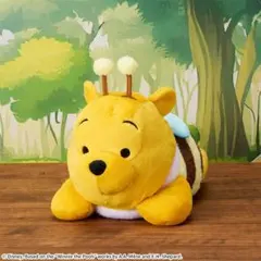 【くまのプーさん】寝そべりスーパーラージみつばち50cm新品・未使用・タグ付き！