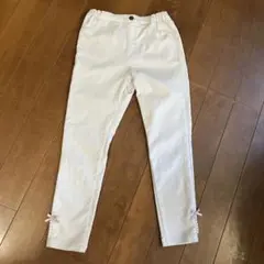 any FAM ベージュ 裏起毛パンツ　140cm