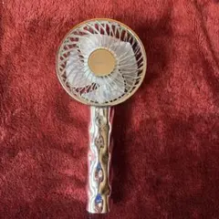 Francfranc フレ ハンディファン ウェーブ シルバー