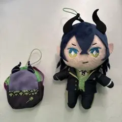 ツイステ　マレウス・ドラコニア　ぬいぐるみキーホルダー　リュック付き　正規品