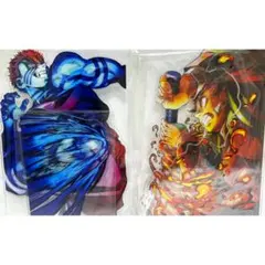 鬼滅の刃 WEBSHOPくじＢ賞 レイヤードアクリルパネル 炭次郎 & 猗窩座