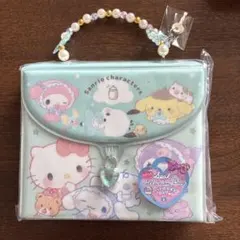 【新品未使用シール帳】サンリオキャラクターズ　鍵付きシールコレクションバッグ