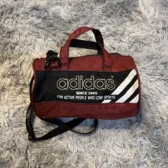 90s 】adidas ミニボストンバッグ/ショルダーバッグ(デサント製