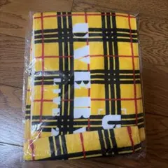 新品！希少UVERworld チェック柄タオル イエロー