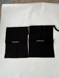 CHANEL シューズ ダストバックポーチ保存袋 2枚セット - メルカリ