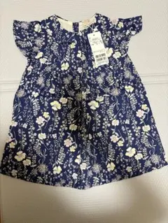petit main 襟付き花柄ワンピース 90cmのサムネイル