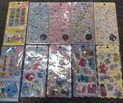 しずくちゃん ボンボンドロップシールミニ ウォーターシール おはじきシール