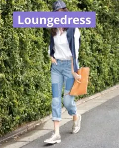 美品Loungedressパッチワークデニム　ラウンジドレスのサムネイル