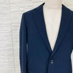 Marzotto HAVANA FABRIC テーラードジャケット ネイビーのサムネイル