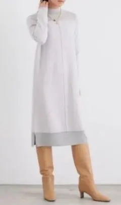 ジャージーワンピース ロングワンピース