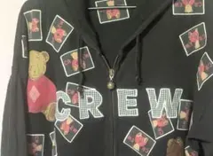 ピンクハウス系　KETTYtheCROW ワッペンいっぱいクマさんパーカー