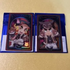 鬼滅の刃　ハロウィン2025 ランダムメタリックカード　煉獄杏寿郎　悲鳴嶼行冥