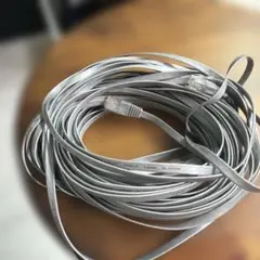 小*幸様 ELECOM １０メートルフラットLANケーブル CAT5e グレーのサムネイル