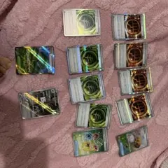 ポケモンカード 草エネルギー ホロカードセット