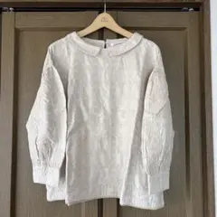 【試着のみ】 Samansa Mos2 刺繍ブラウス