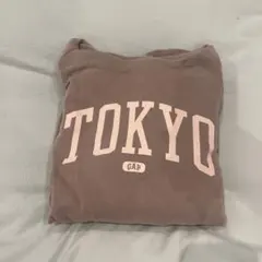 GAP TOKYO フード付きパーカー くすみピンク