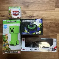 プライズ4点セット(マイクラ、スプラ、ラジコン)